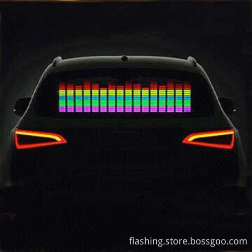 Hot selling EL car equalizer stickers